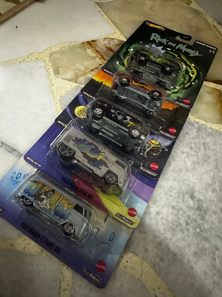 Hot Wheels Coche A Escala Rick Morty Vehicles Bonus Ship Paneles MAD