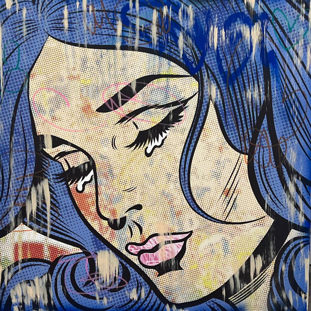 Dillon Boy Roy Lichtenstein Crying Dboy Nude Graffiti Girl Street Art Pop D Face Dface
