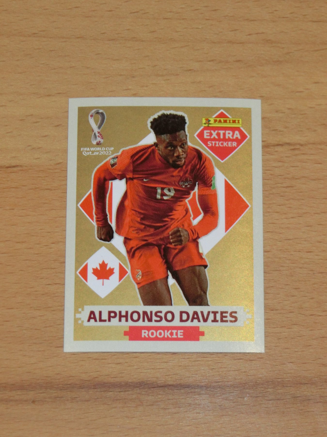 Panini Wc Qatar Alphonso Davies Extra Sticker Gold Catawiki