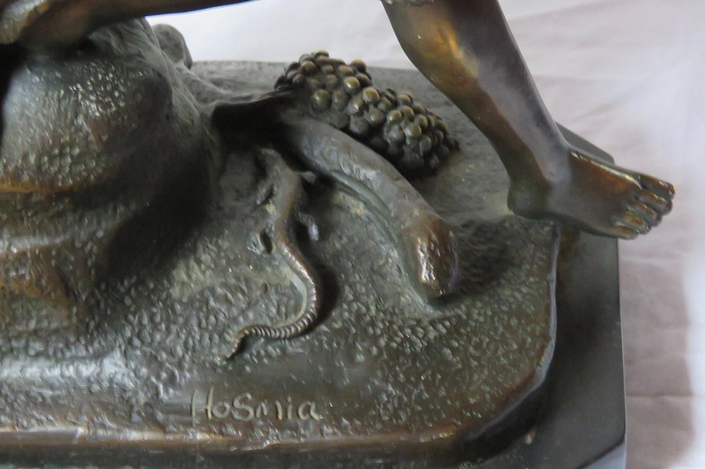 Sculpture Bronze Statue Of Naked Reclining Bachus Catawiki