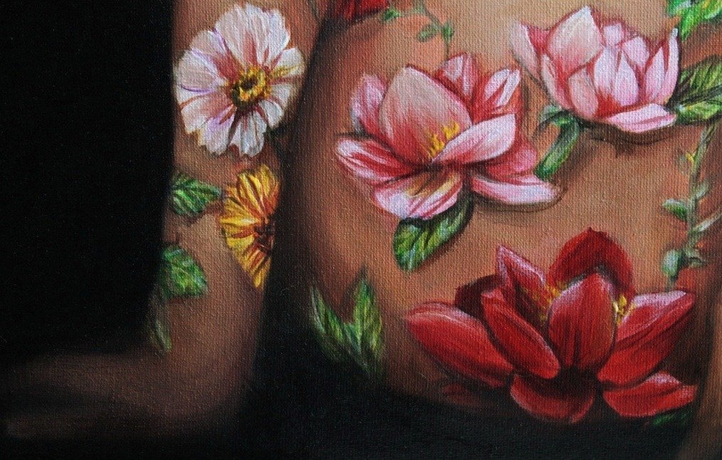 Barbara Adamczyk Nude In Flowers Catawiki