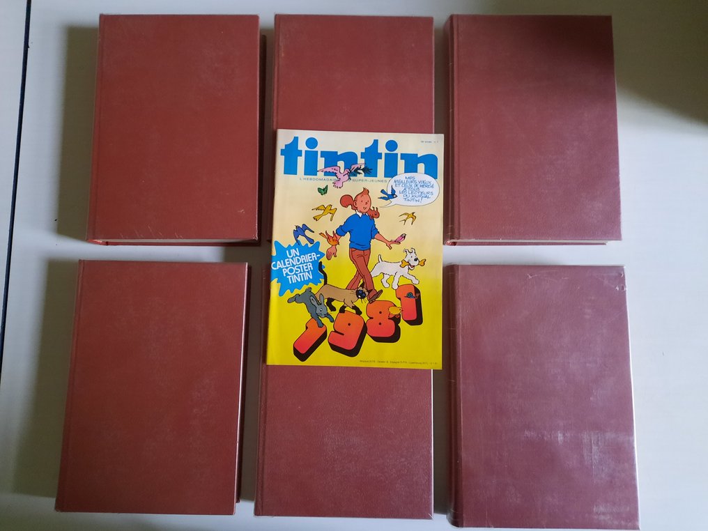 Tintin Magazine X Reliure Amateur Ann Es Compl Tes X C First Belgian