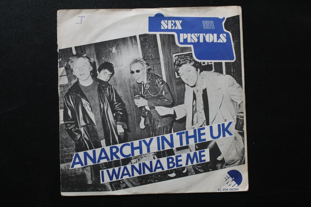 Sex Pistols Sex Pistols Anarchy In The UK Very RARE Issue WIth Miscredit To Chris Thomas OG