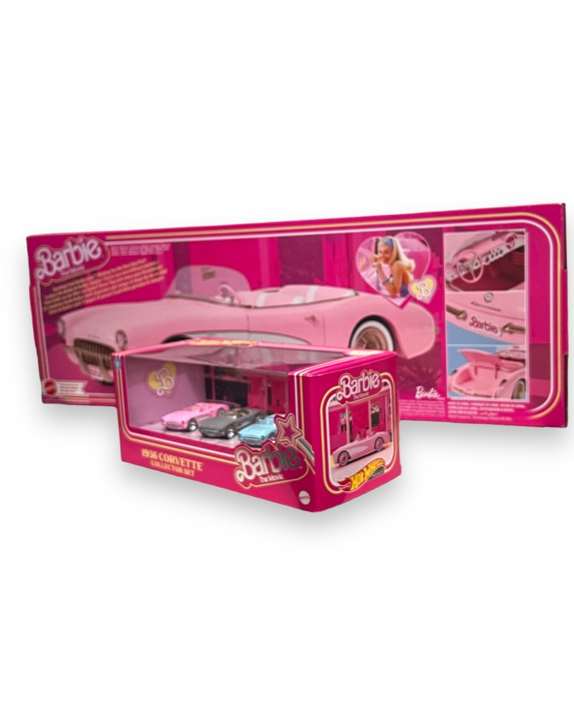 Hotwheels Mattel Lalka Barbie Barbie The Movie Collector Corvette Barbie The Movie Hot