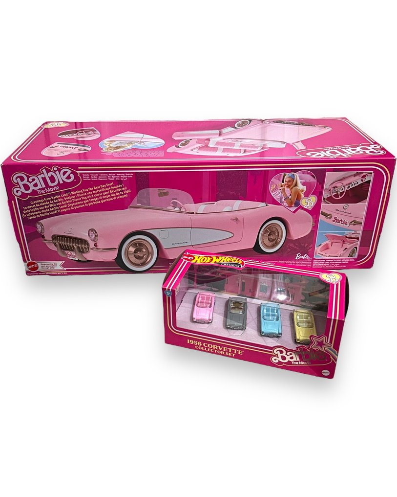 Hotwheels Mattel Lalka Barbie Barbie The Movie Collector Corvette Barbie The Movie Hot