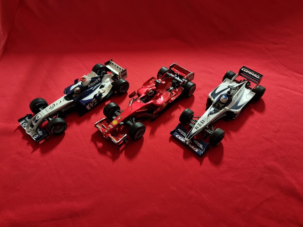 Hot Wheels 1 18 3 Model Sports Car Formula 1 Ferrari F2008 Williams FW22 FW26 Catawiki