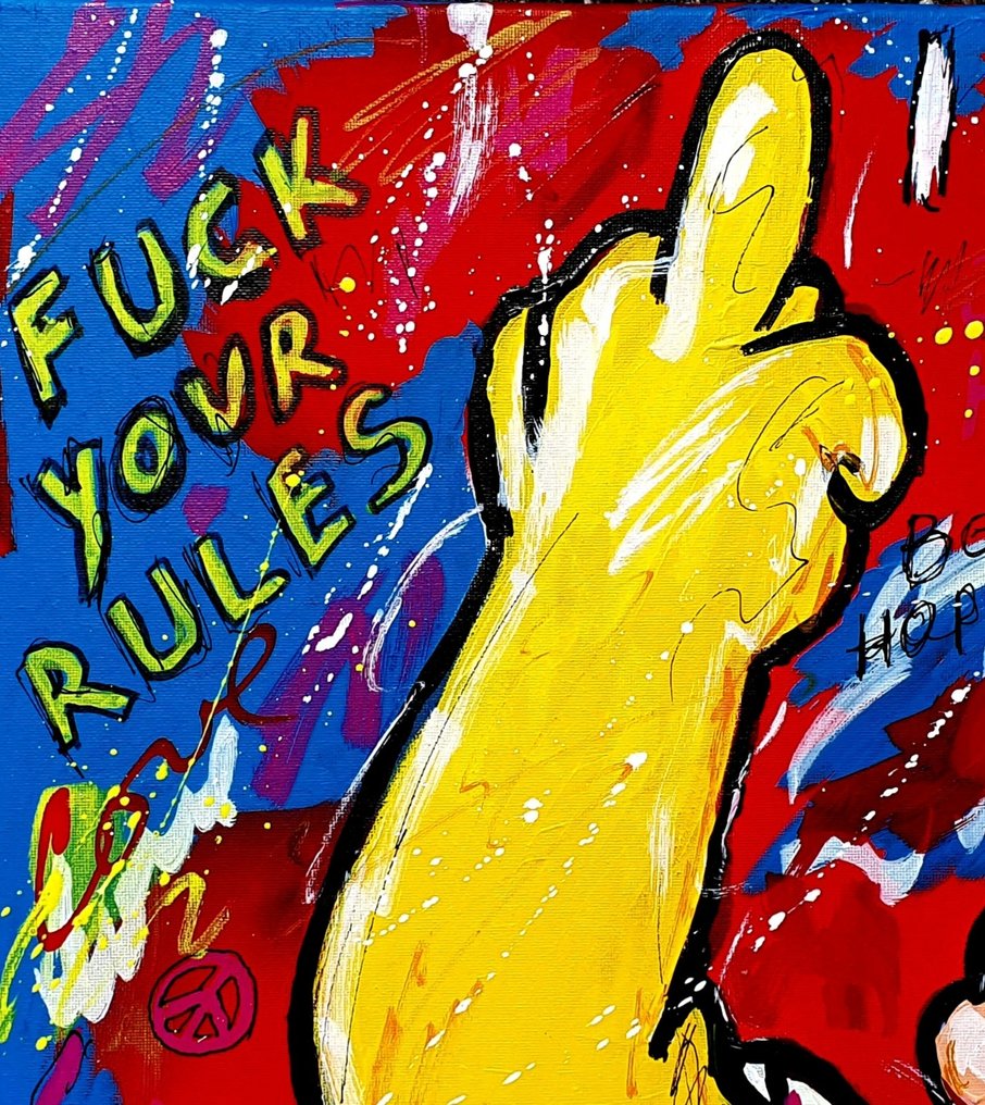 Jovan Srijemac 1962 Simpson Fuck Your Rules Catawiki