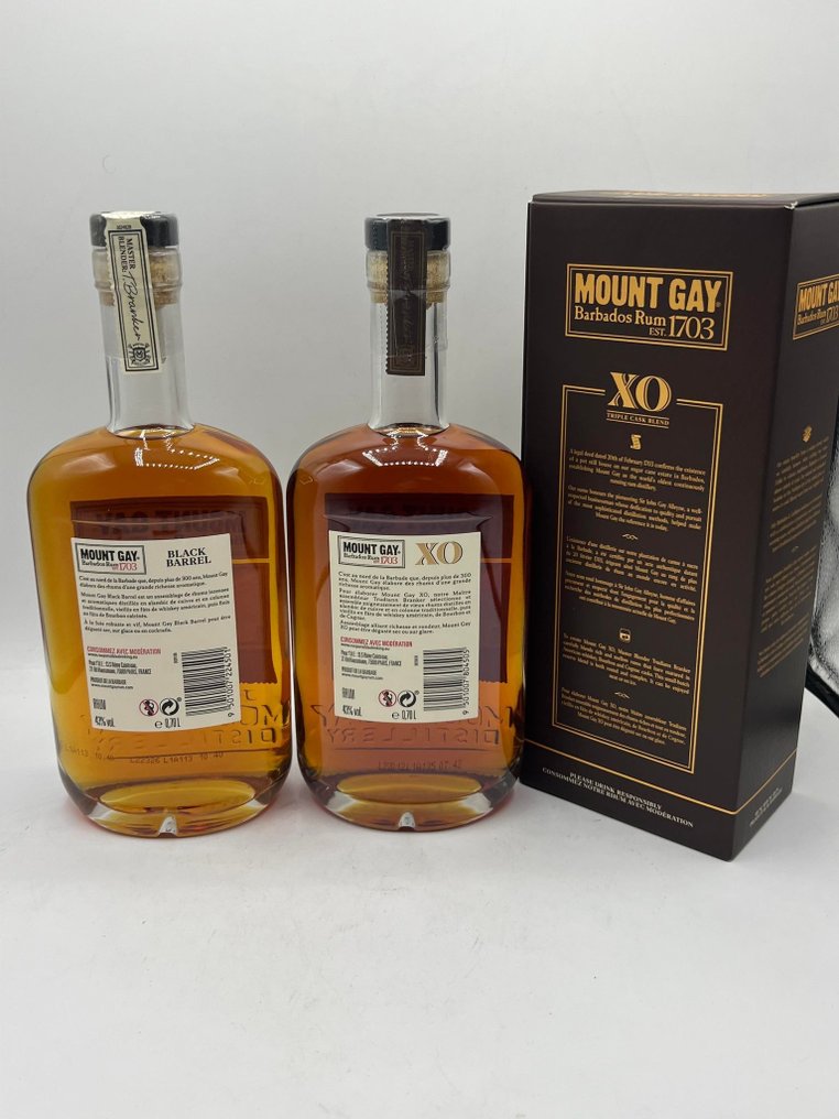 Mount Gay XO Triple Cask Black Barrel 70cl 2 Bottles Catawiki