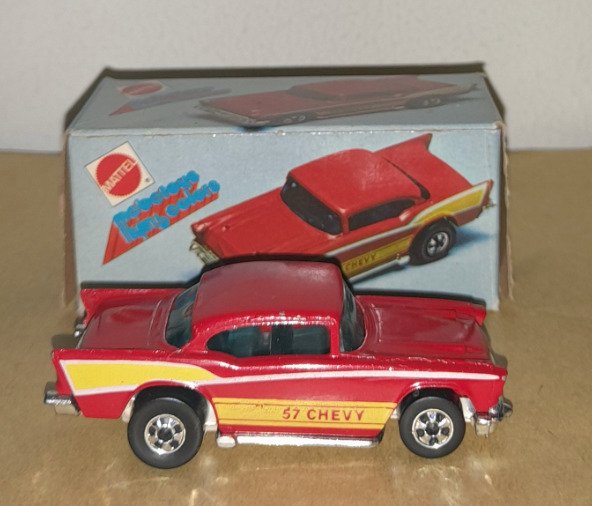 Hot Wheels Mattel Model Car Chevy Flying Colors N No Redline Made In