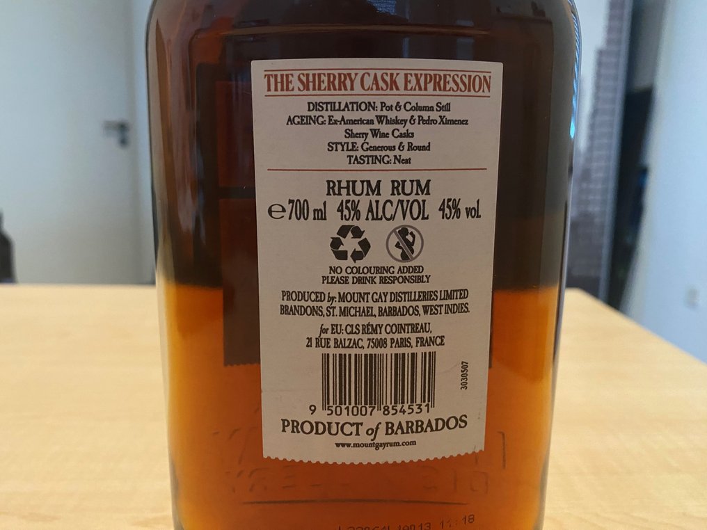 Mount Gay PX The Sherry Cask Expression 700ml Catawiki