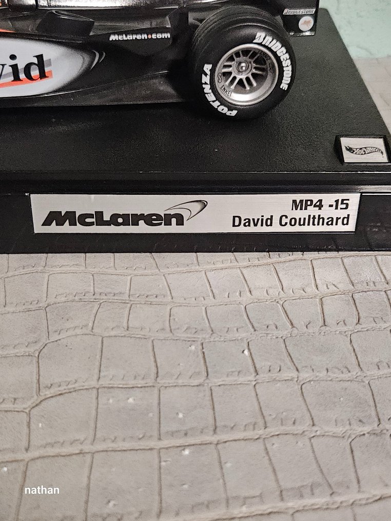 Hot Wheels Model Car Mc Laren Mp David Coulthard