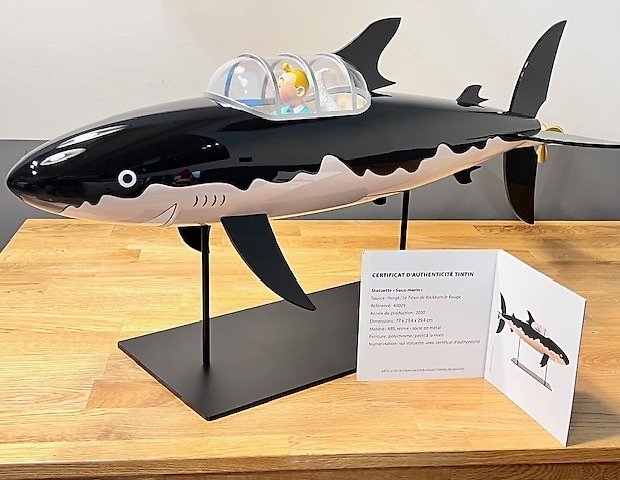 Papeterie Moulinsart Tintin - Chemise plastique A4 Rackham sous marin requin