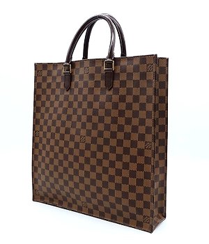 Louis Vuitton Trouville Women's Handbag M42228 Monogram Ebene (Brown)