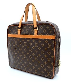 LOUIS VUITTON Taiga Slim Briefcase Shoulder Bag Leather M30810 90190294