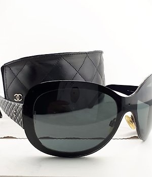 chanel silver sunglasses