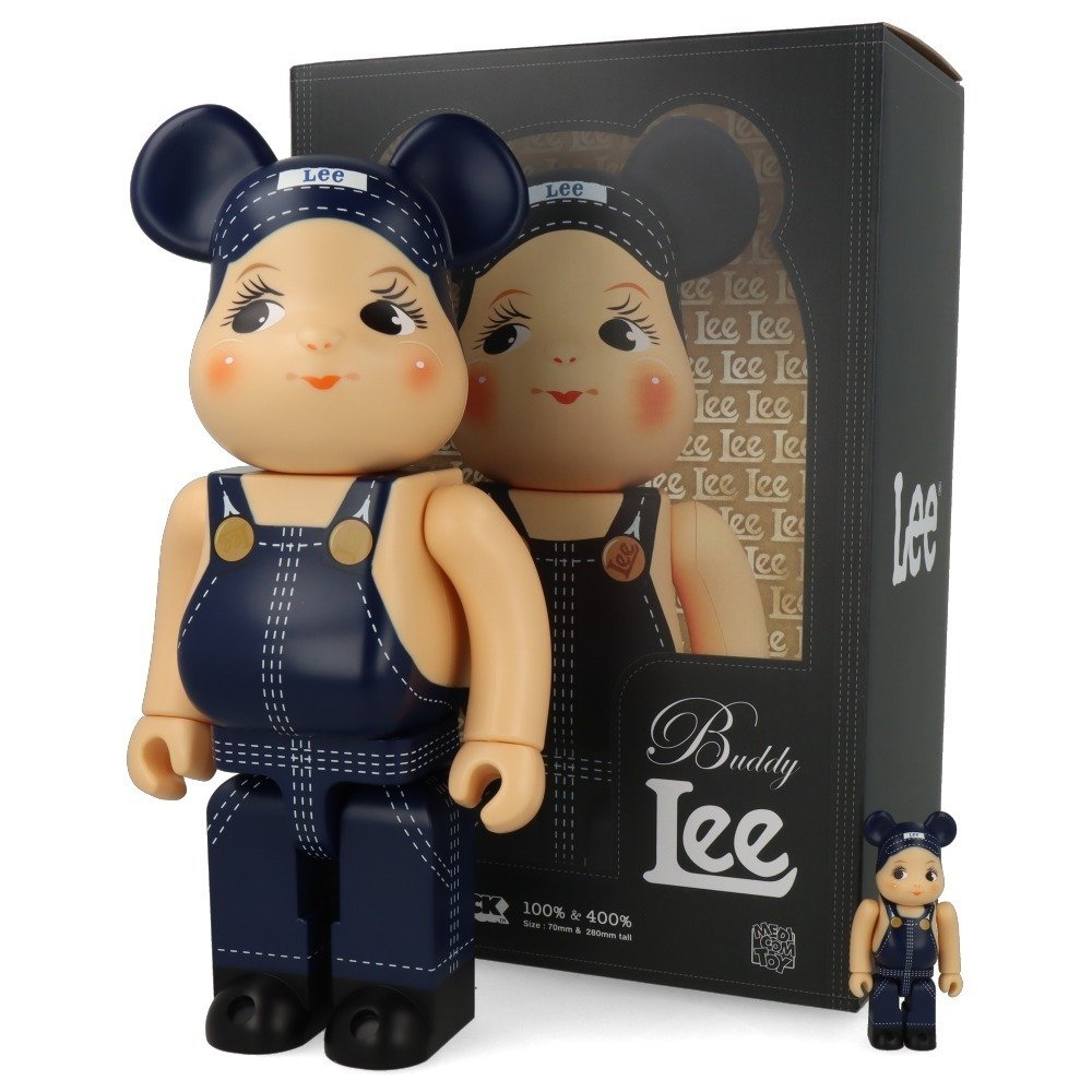 Medicom Toy Be@rbrick - Buddy Lee 400% u0026 100% Bearbrick Set - Catawiki