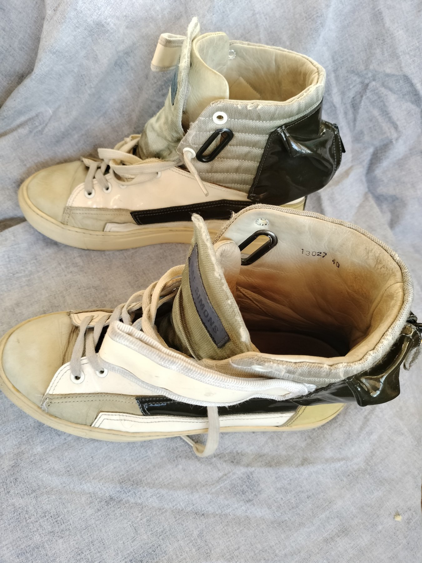 Raf simons shoes high top deals