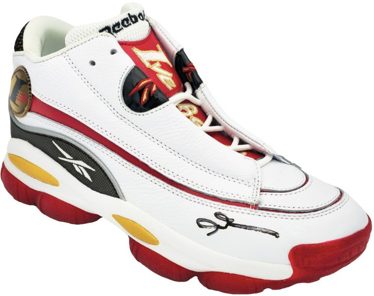 NBA Allen Iverson Autograph Scarpa Reebok The Answer DMX bianca Catawiki