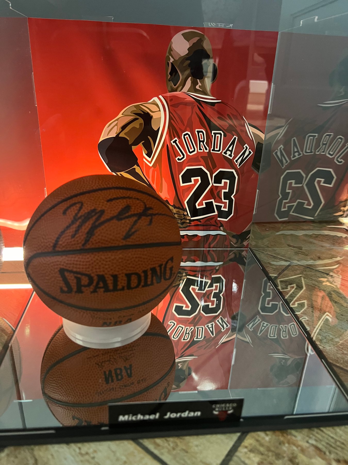 Michael jordan signed ball online