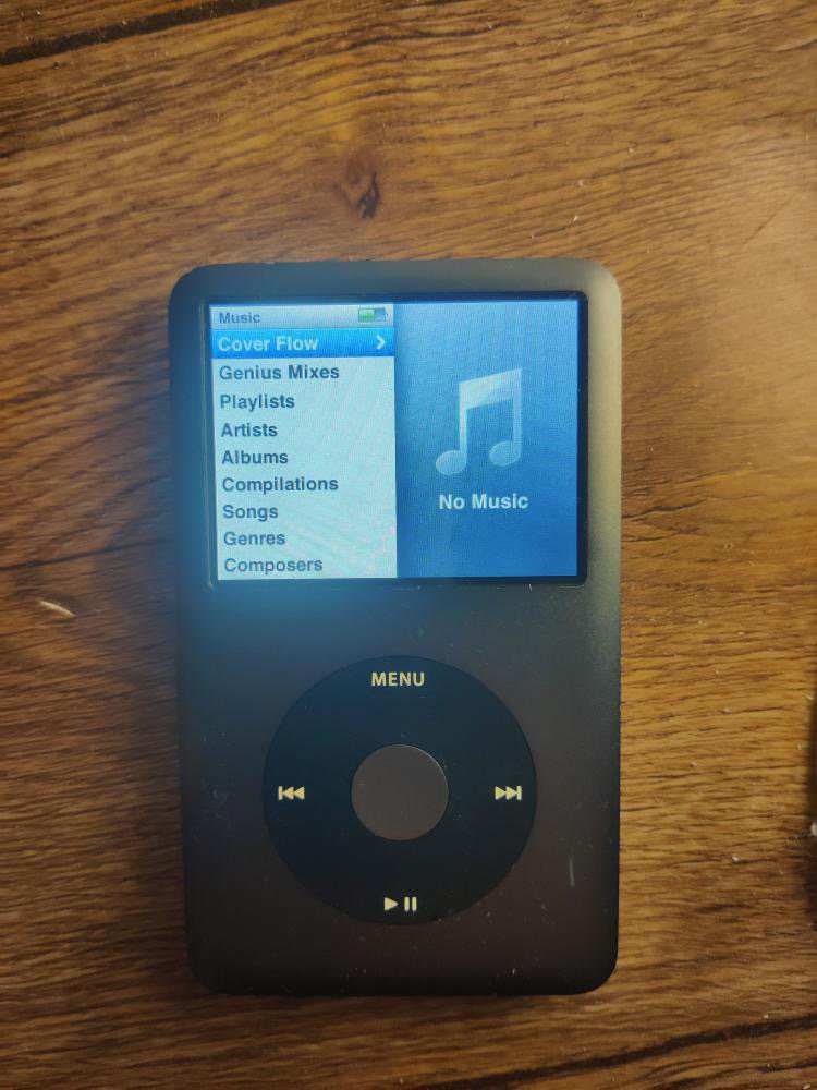 Apple 就け iPod Classic 160Gb ブラック
