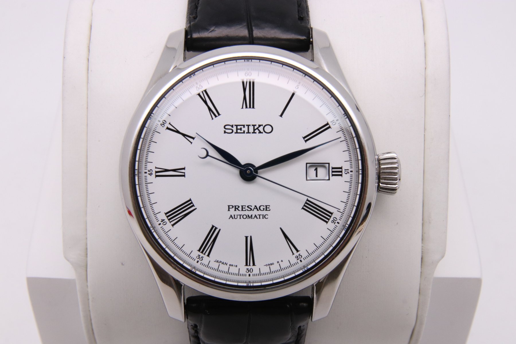 Seiko Presage No Reserve Price SARX019 6R15 03V0 White Enamel Dial Men 2011 present auction online Catawiki