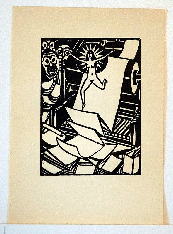 Frans Masereel (1889-1972) - Die Idee ( - 4 Holzschnitte) - Catawiki