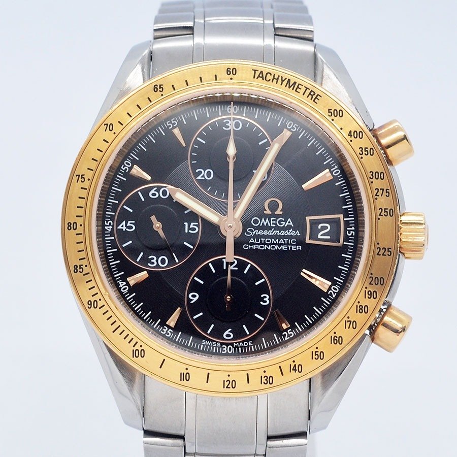 Omega Speedmaster 18K Rose Gold S S 323.21.40.40.01.001 Men 2000 2010 auction online Catawiki