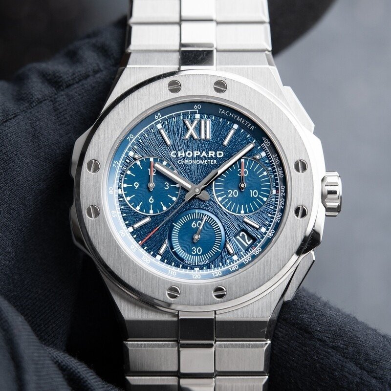 Chopard Chopard Alpine Eagle XL Flyback Chronograph Blue Steel Bracelet Automatic Ref 298609 3001 Men 2011 present auction online Catawiki