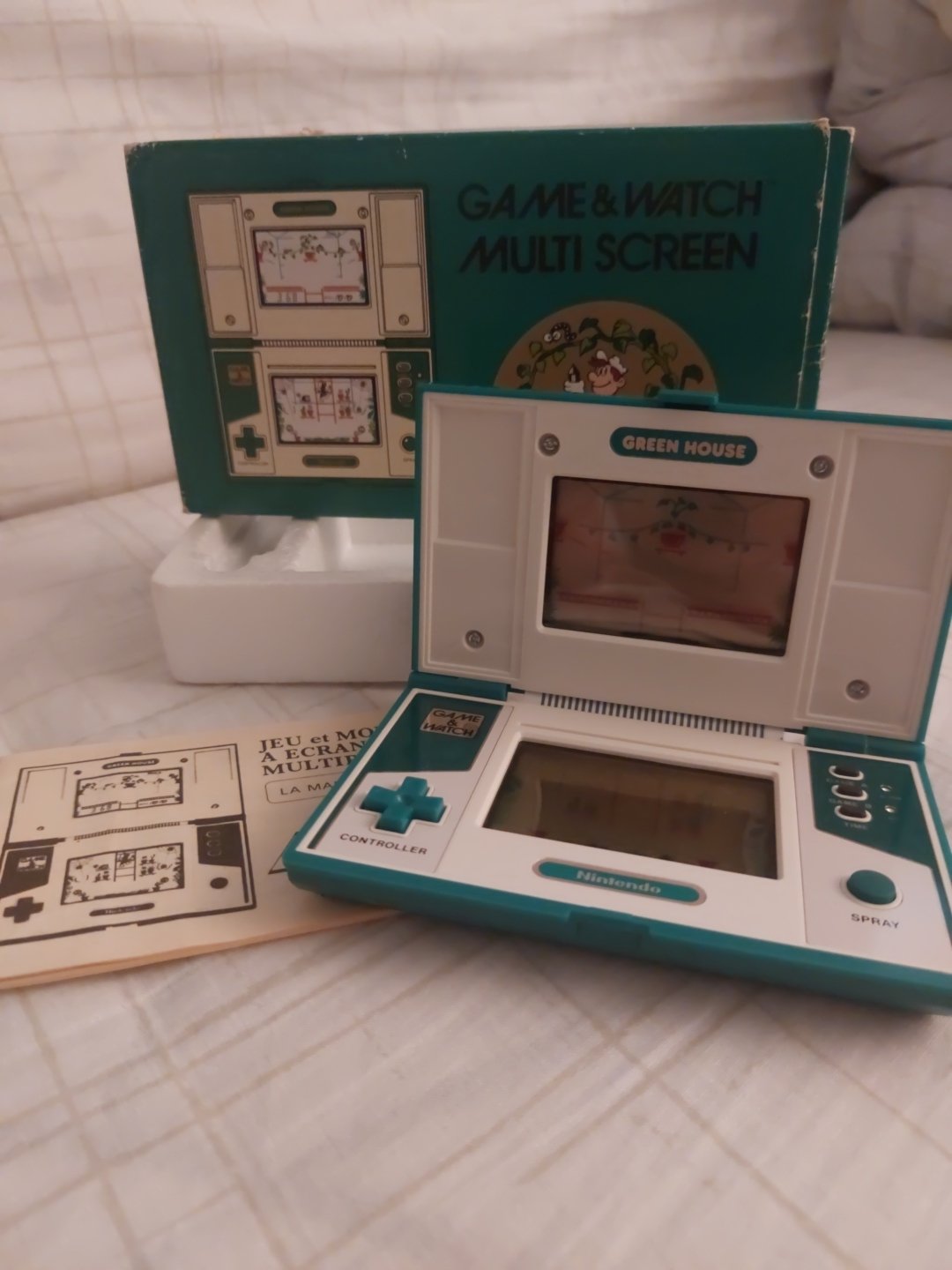 希少Nintendo Game & Watch GREEN HOUSE レア Nintendo Game & Watch Green House - Consolevariations