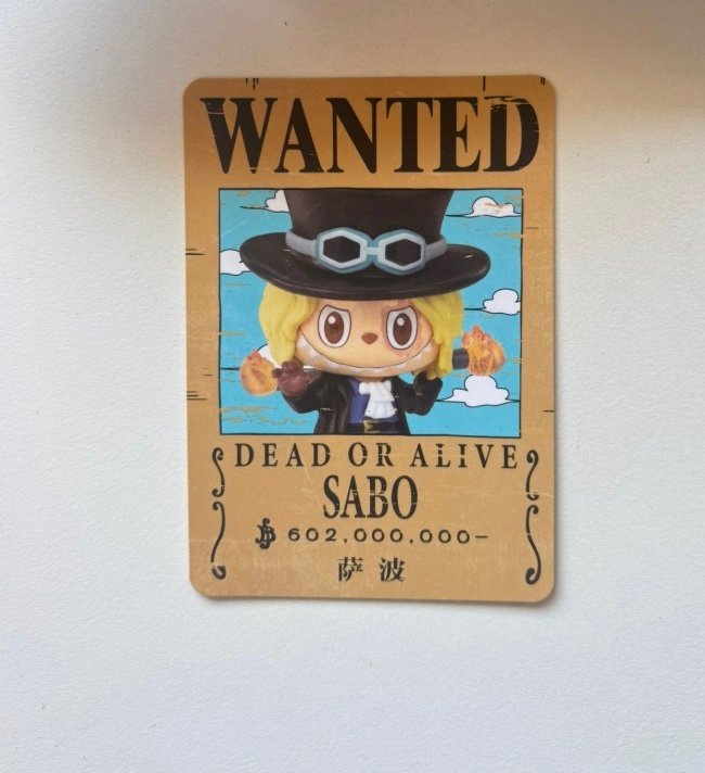 Pop Mart - Action figure Labubu The Monsters x One Piece Sabo