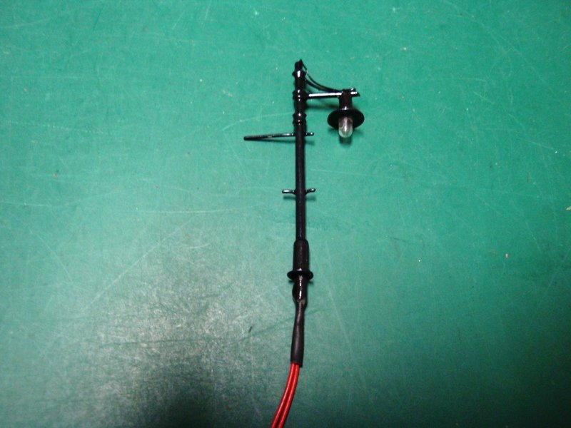 Lantaarns N - Modelltog belysning (30) - 30 nostalgiske metallgatelykter (kobber) med glødepære #1.0