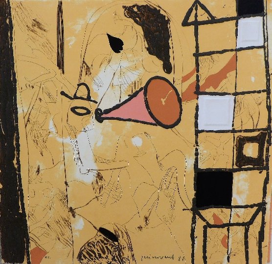 Josep Guinovart (1927-2007) - Con una cuchara de palo #1.0