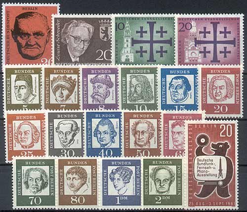 Berlin  - 1960/1990 collection of 31 volumes including Blocks #3.2