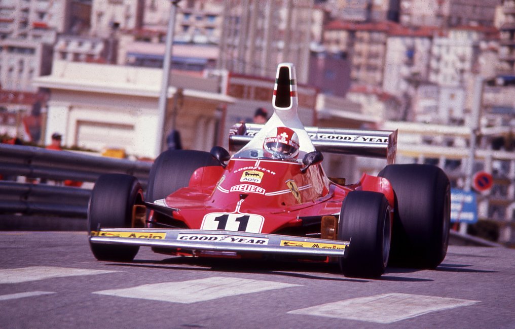 Unknown - 1975 Monaco Grand Prix Ferrari clay Regazzoni colour photograph. #2.1