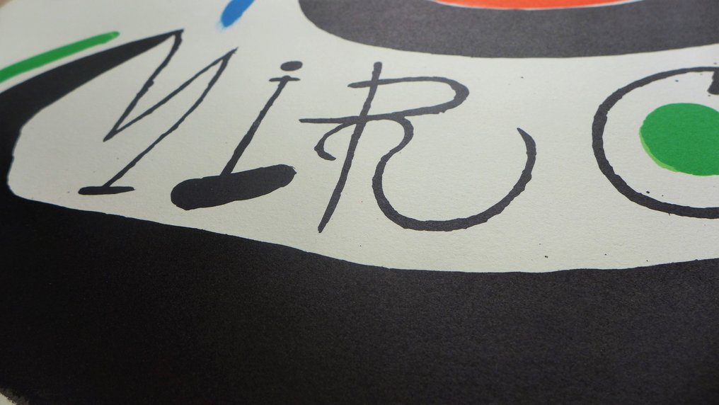 Joan Miro (1893-1983), d'apr - Tres libres #3.2