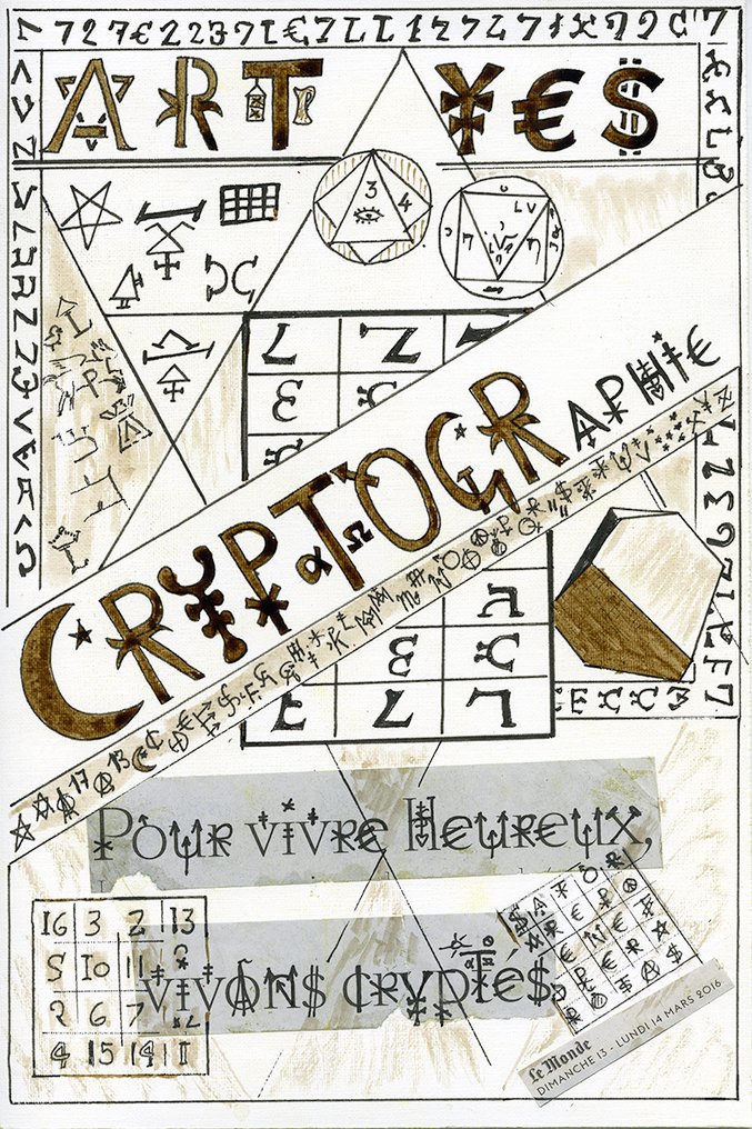 Jacques Villeglé (1926-2022) - Cryptographie #1.0