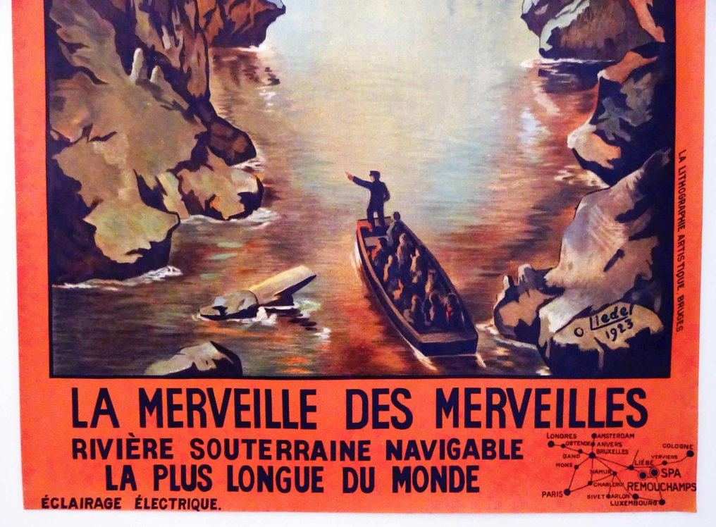 Oscar Liedel - Remouchamps / La grotte / La merveille des merveilles - 1900-as évek #2.1
