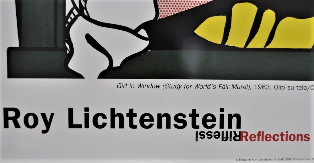 Roy Lichtenstein (after) - "Reflections - Girl in window" - Printed for the exhibition Chiostro del Bramante held in Rome - #3.2