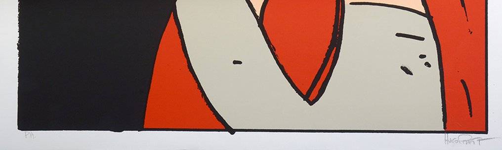 Hugo Pratt - 1 Silkscreen - Corto Maltese - Tango sogg. 6 - 1985 #1.0