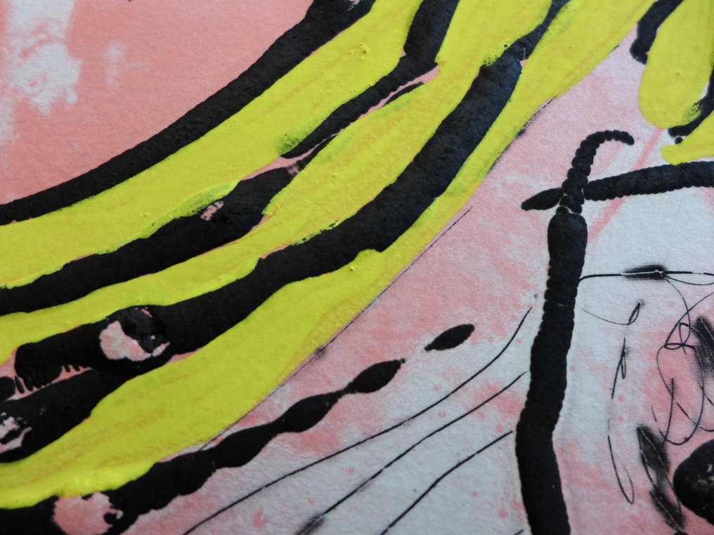 Josep Guinovart (1927-2007) - A tu violencia granate, sordomudos en la penumbra #4.3