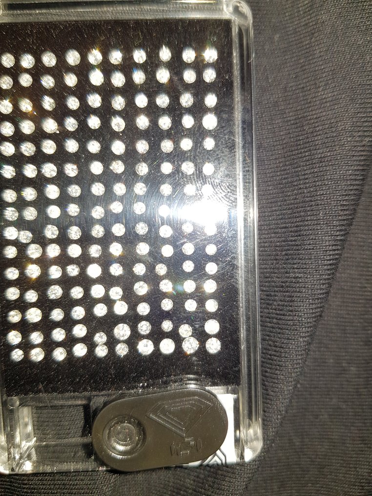 150 pcs 钻石  (天然)  - 3.46 ct - 圆形 - G, H, I - I2 内含二级, I3 - 国际宝石研究院（IGI） #3.2