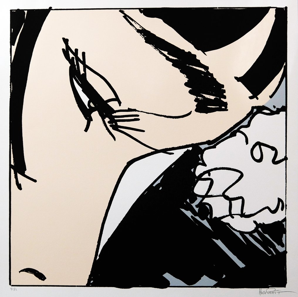 Pratt, Hugo - 1 Silkscreen - Corto Maltese - Tango soggetto 8 - 1986 #1.0