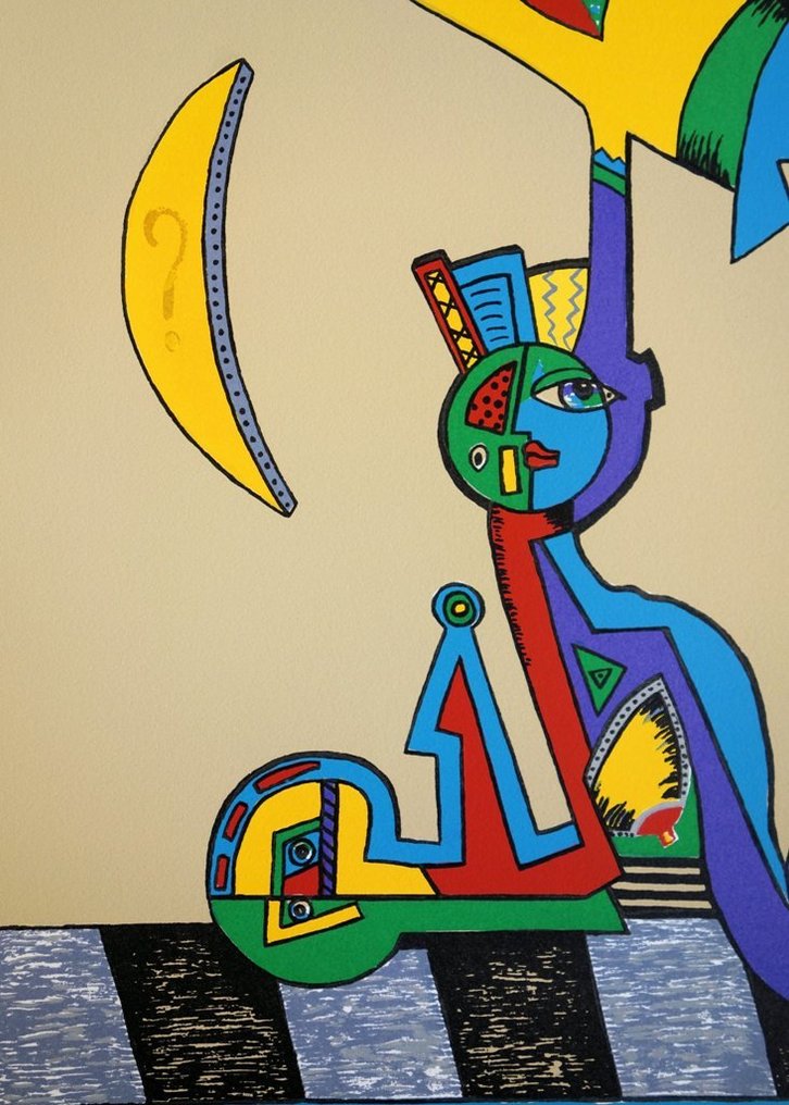 Cécile De Bruijn (1950) - La Sphinx et l'oiseau #4.3