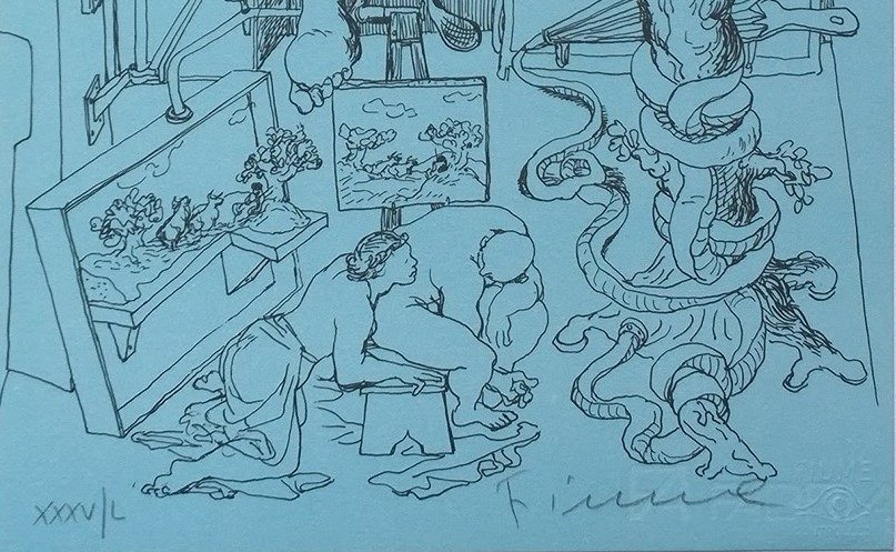 Salvatore Fiume (1915-1997) - L' Albero della scienza #2.1