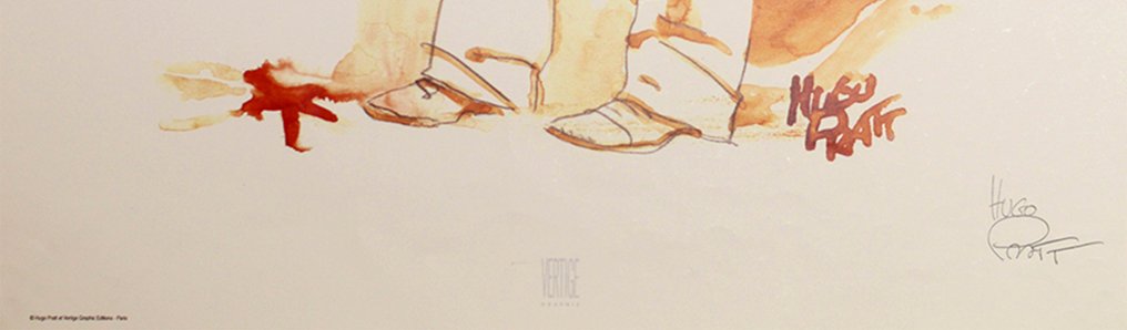 Pratt, Hugo - 1 Offset Print - Corto Maltese - Corto Maltese Seppia #2.1