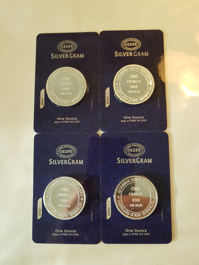 4 Troy Ounce - Silver .999 - IGR, Turkey #1.0