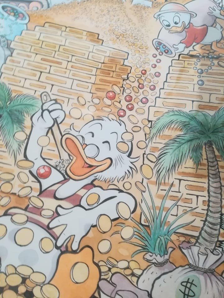 Patrick Block - Money Bin Shower - signed and numbered fine art giclée limited #2.1