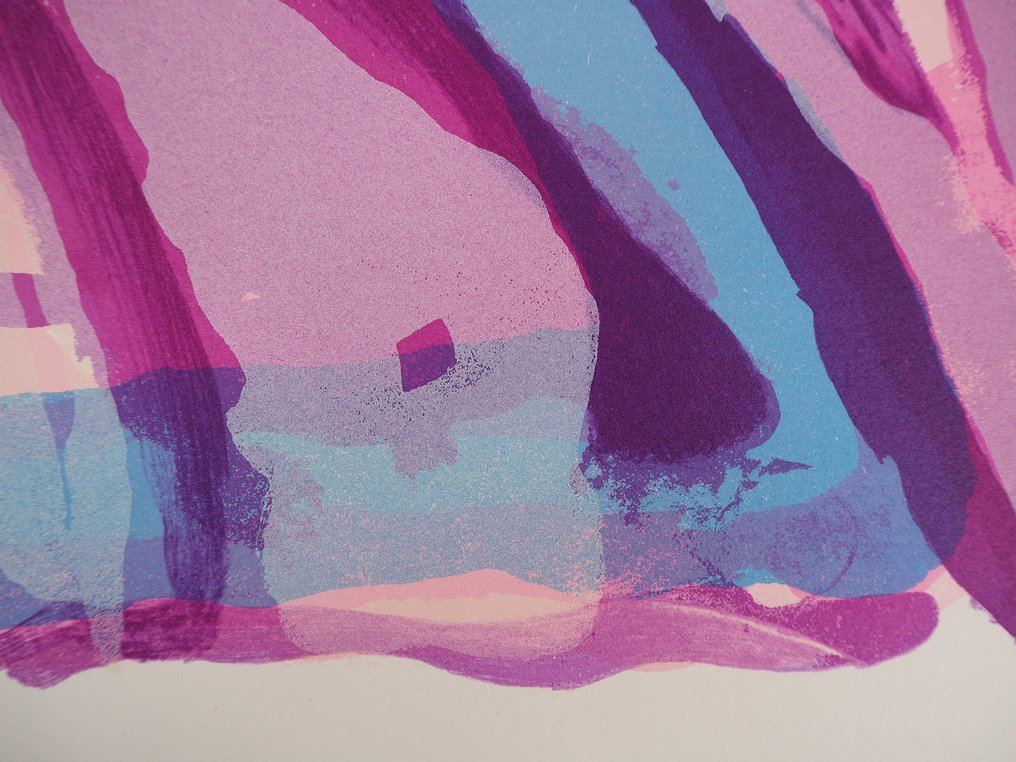 Bram Van Velde (1895-1981) - Composition en violet #4.3