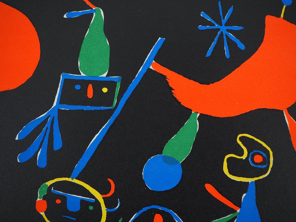 Joan Miro (1893-1983) - Personnages dans les étoiles #3.2