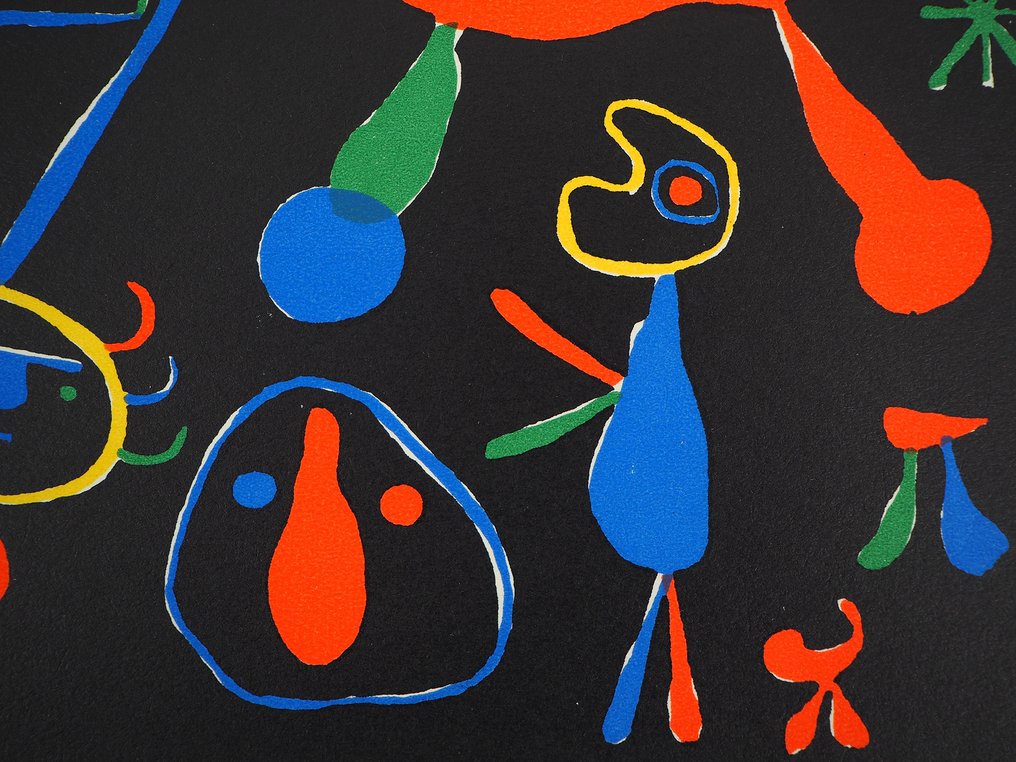 Joan Miro (1893-1983) - Personnages dans les étoiles #4.3